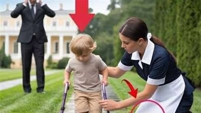 دخل القصر ليجد ابنه المقعد واقفًا… لكن الحقيقة التي اعترفت بها الخادمة قلبت حياة المليونير رأسًا على عقب