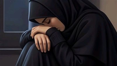 وضعت ابنها وسط الثلج
